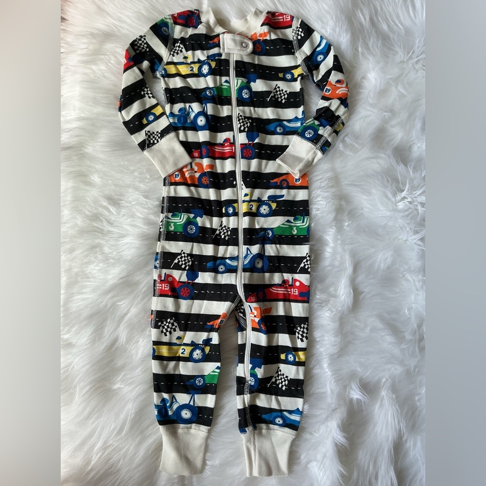 Hanna Andersson Race Car Track Romper